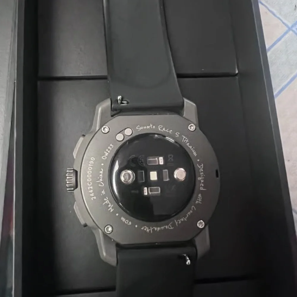 Google Smartwatch with Black and Blue Bands
